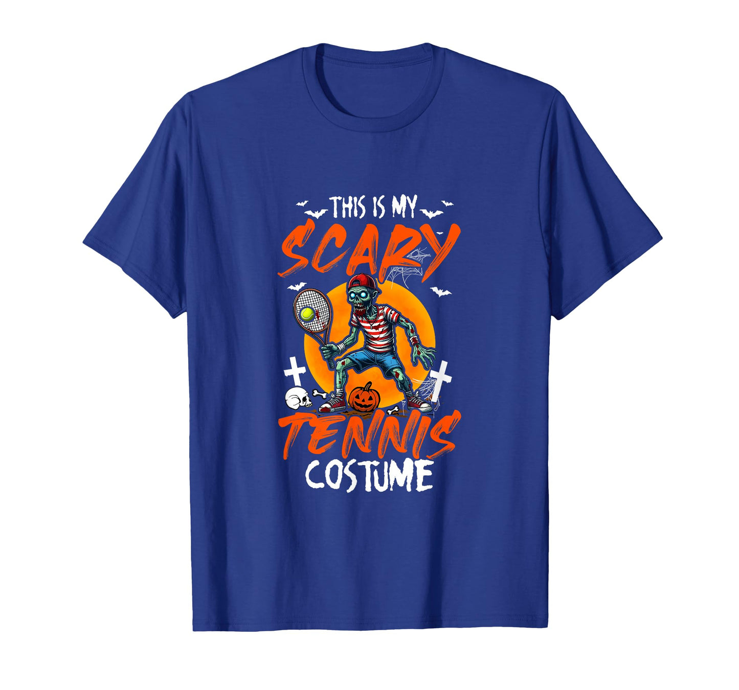 My Scary Tennis Costume Halloween Player Matching Team T-Shirt