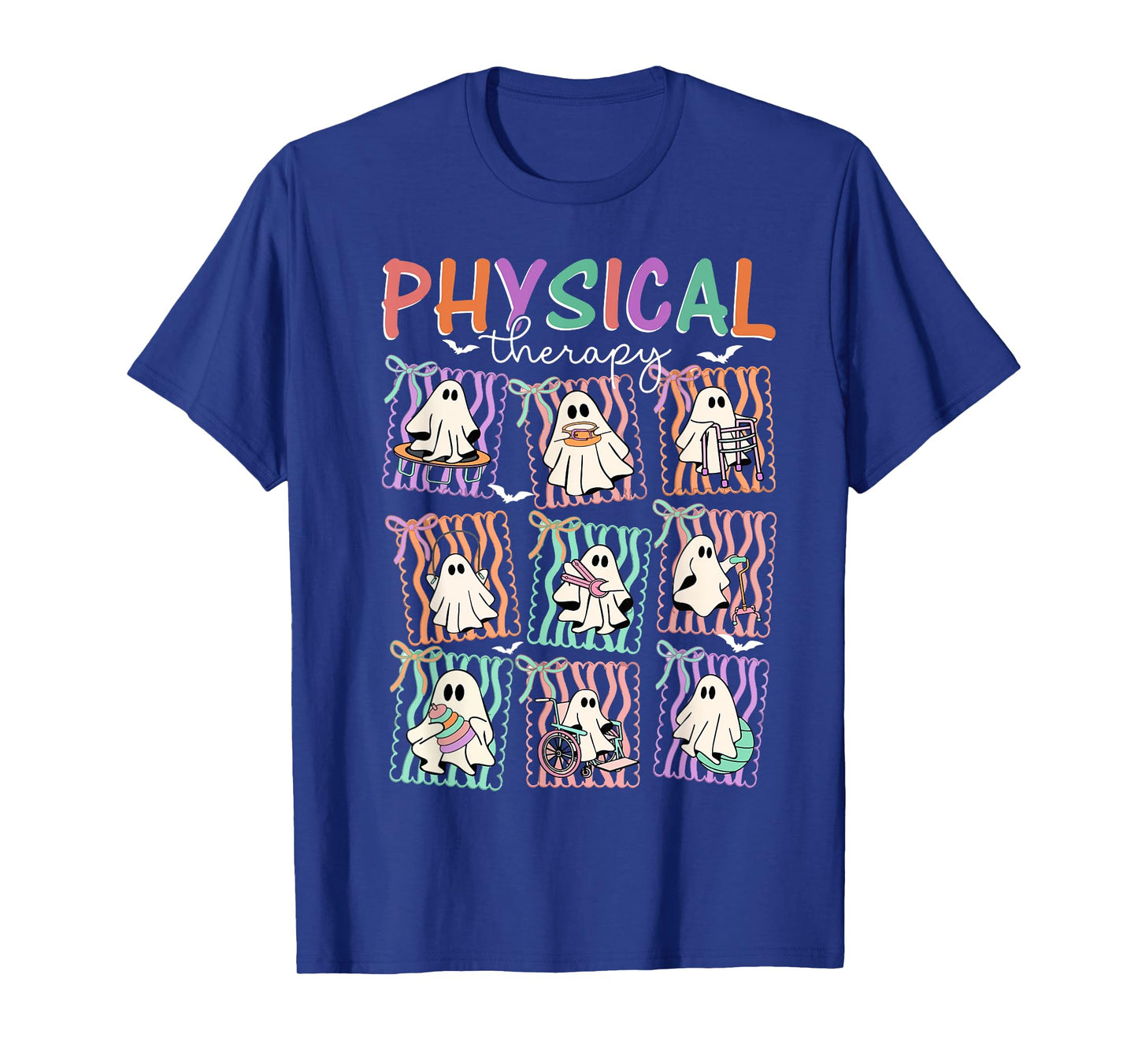 Halloween Physical Therapy PT Exercise DPT Therapist PTA T-Shirt