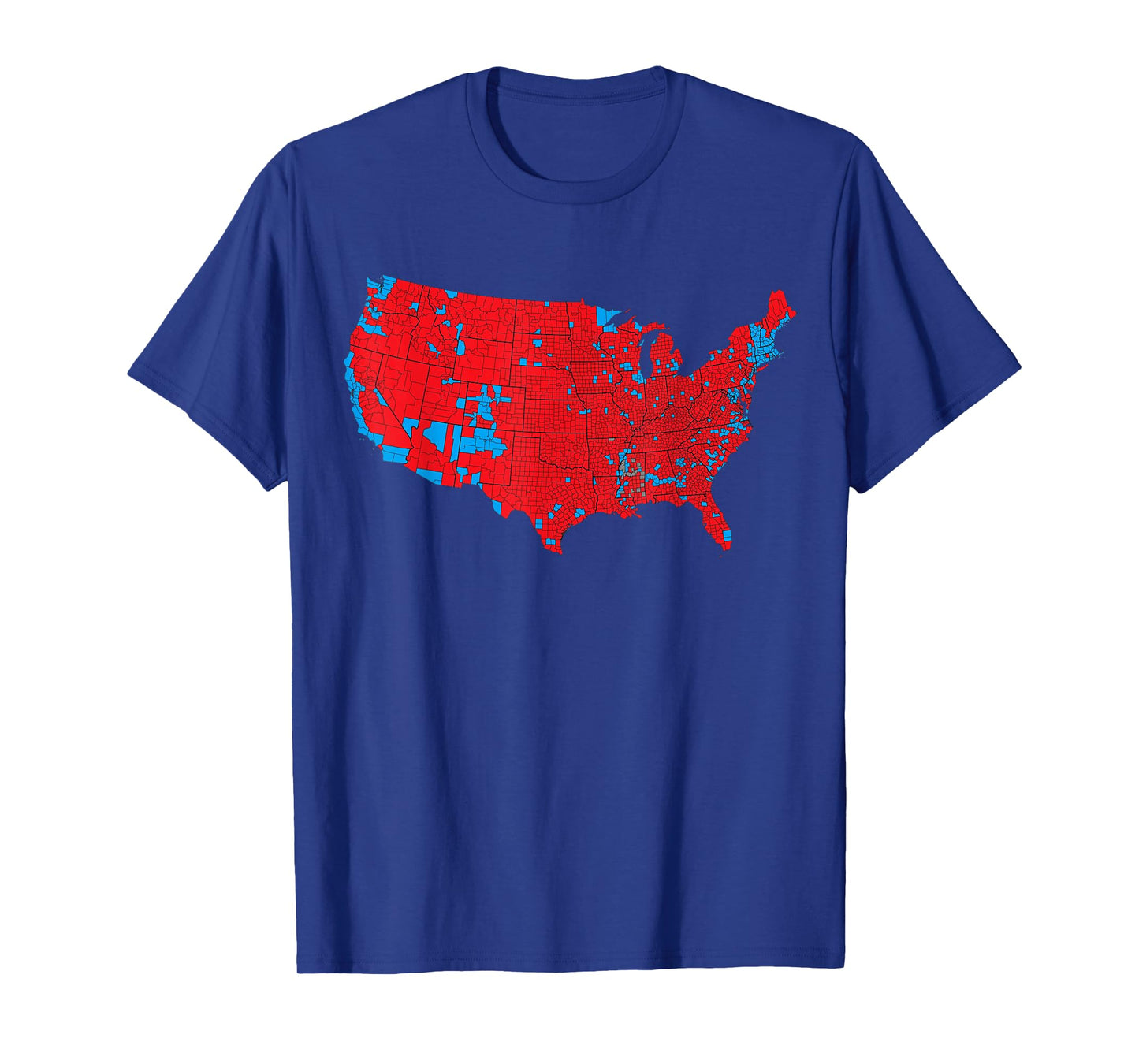 USA Election Map 2024 President Trump Republican Red States T-Shirt