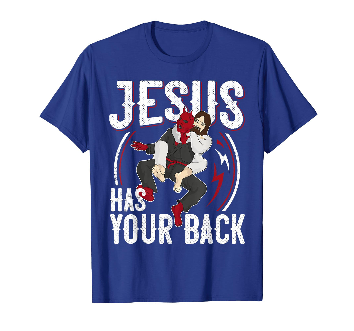 Jesus Has Your Back Shirt Brazilian Jiu Jitsu BJJ Christian T-Shirt