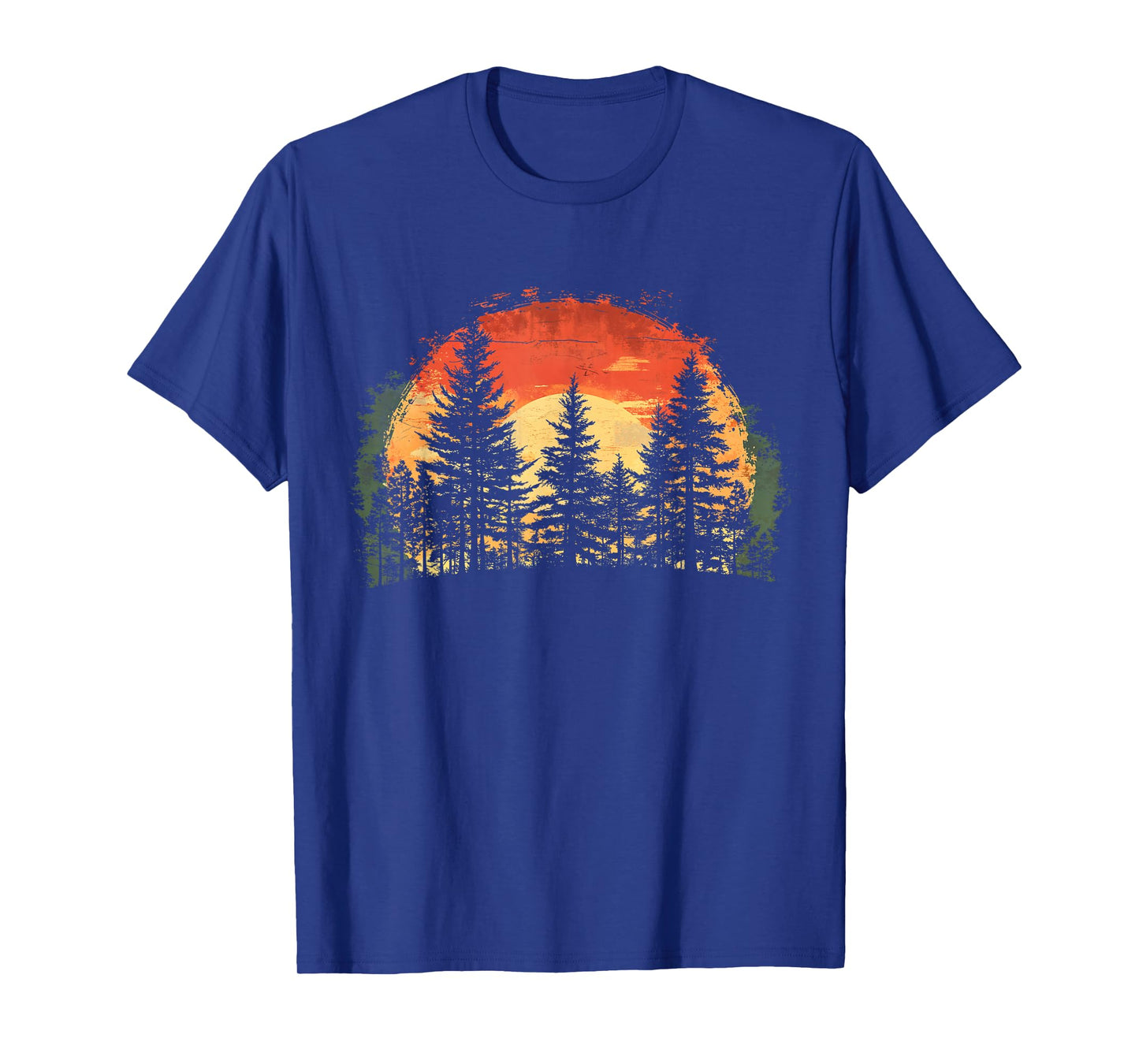 Outdoor Tree Nature Lover Wildlife Retro Forest T-Shirt