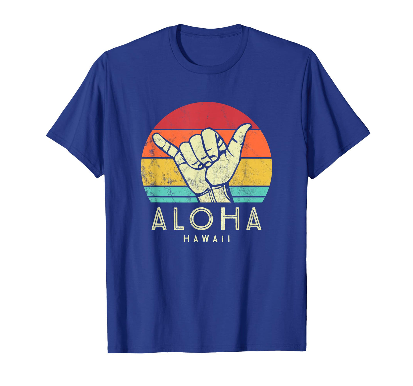 Aloha Hawaii Shaka. Surf hand retro hawaiian T-Shirt