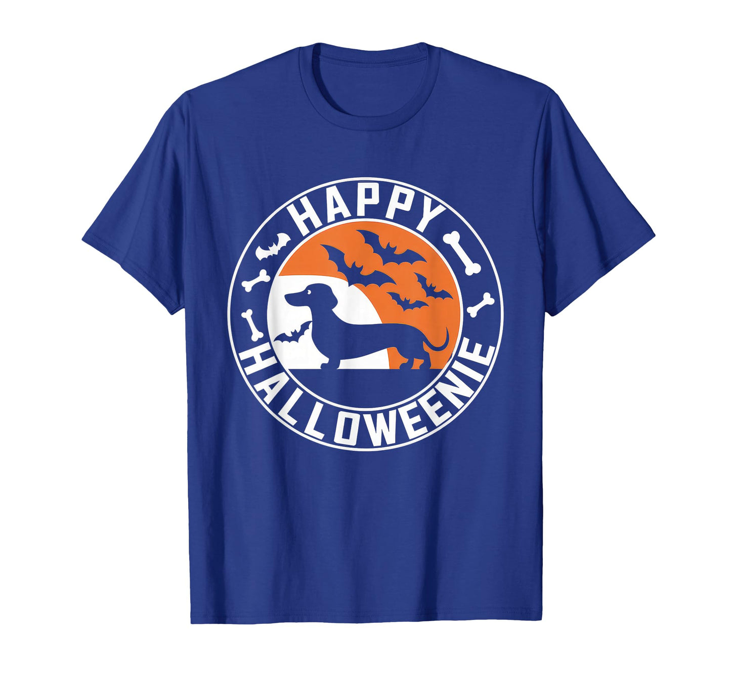 Happy Halloweenie Tshirt Women Men Wiener Monster Party T-Shirt