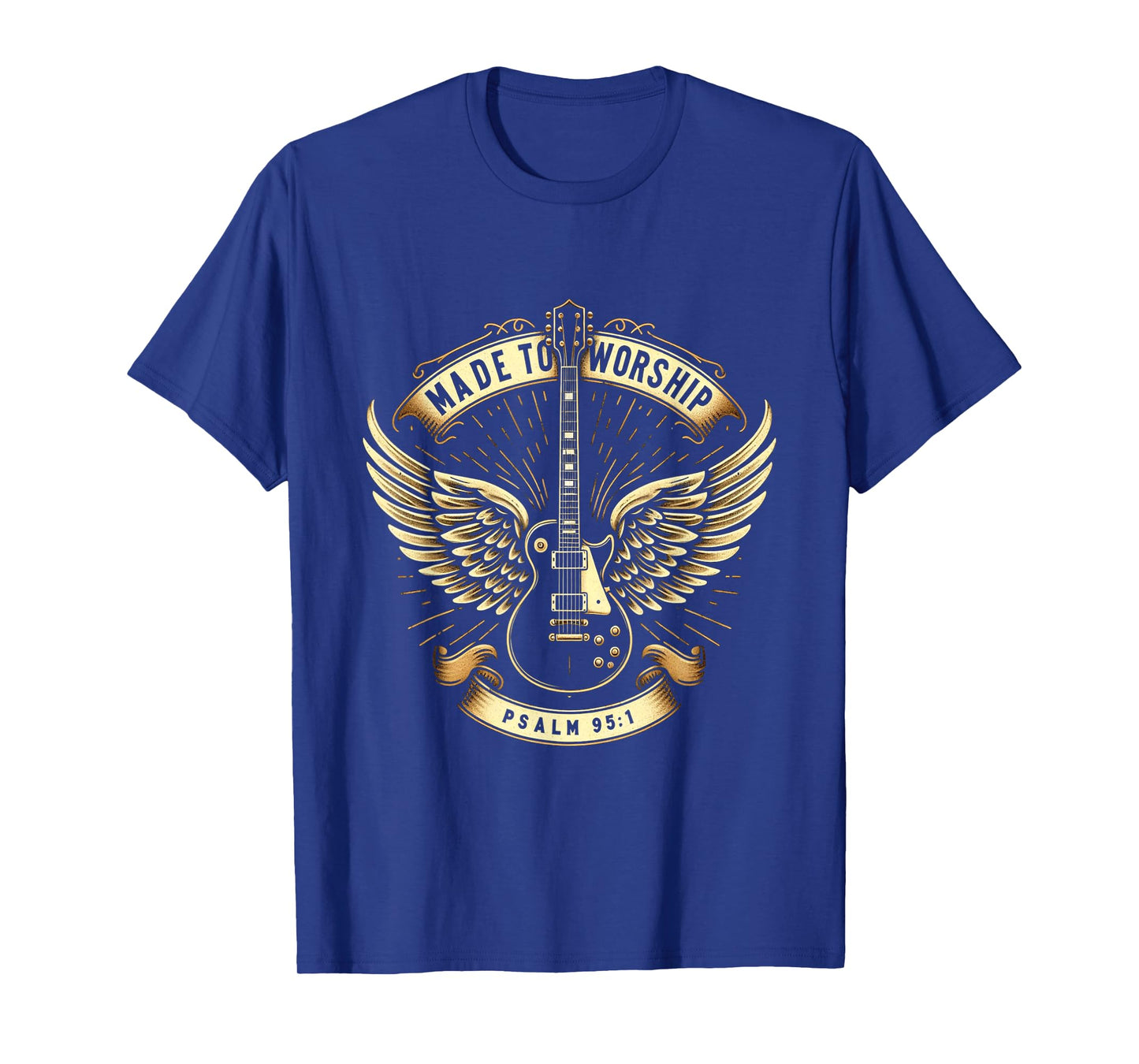 Made To Worship Psalm 95:1 Christian Bible Verse Church T-Shirt