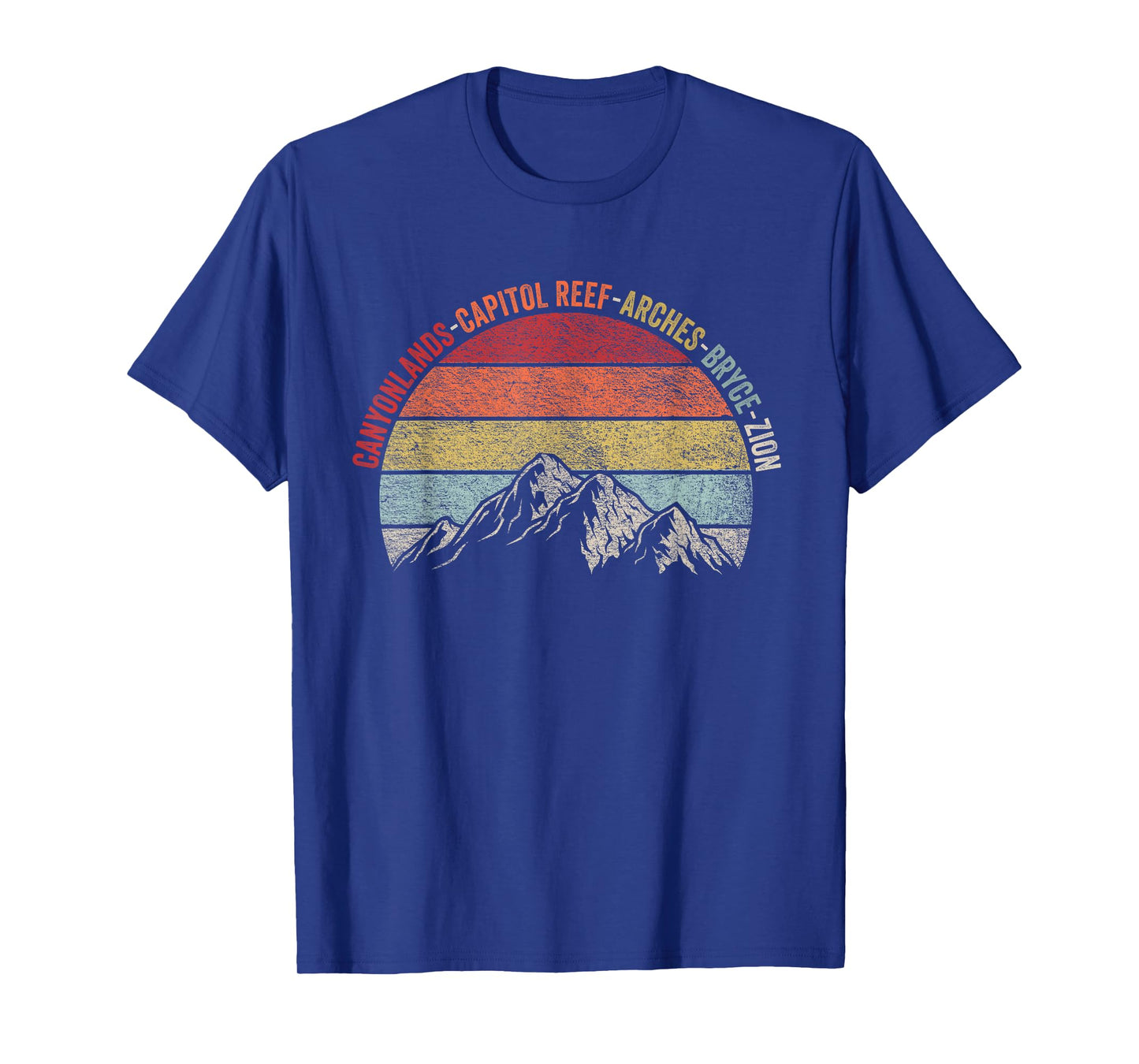 Vintage Utah Souvenir Big 5 Utah Mighty Five National Park T-Shirt