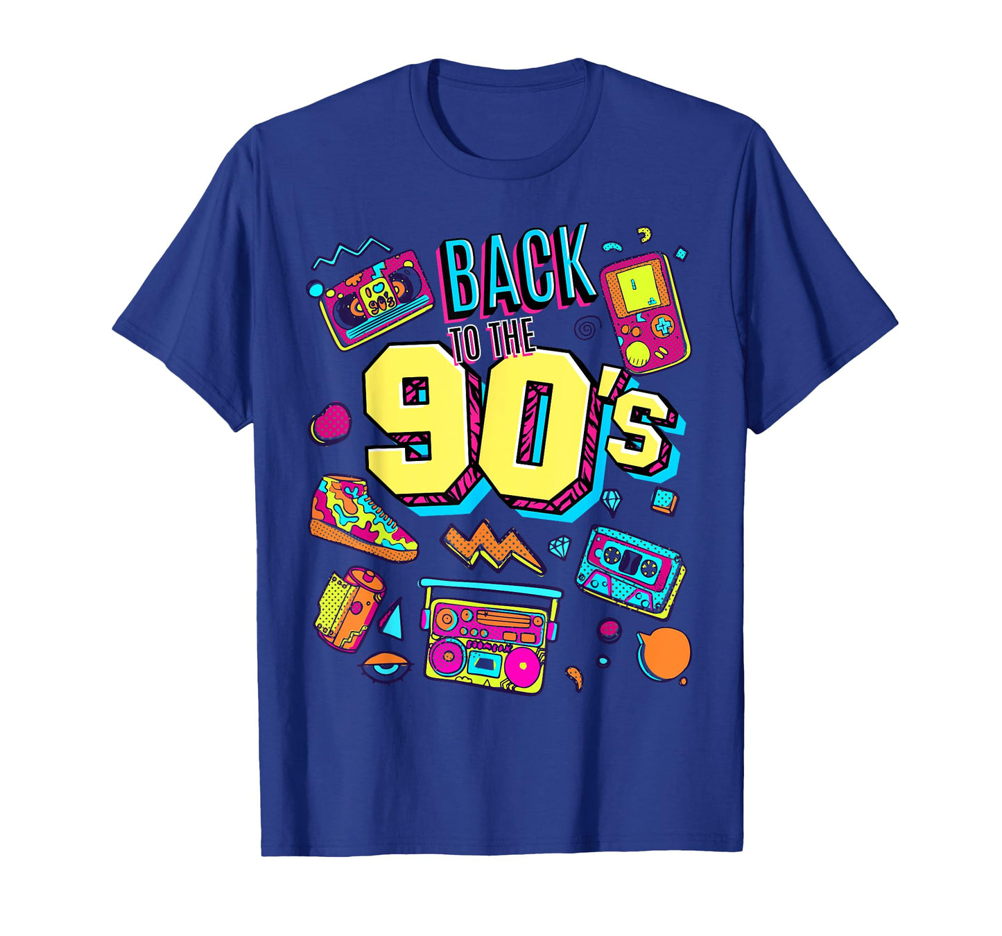 Men's Women's Kids Vintage Retro Back To 90's Graphic Design T-Shirt