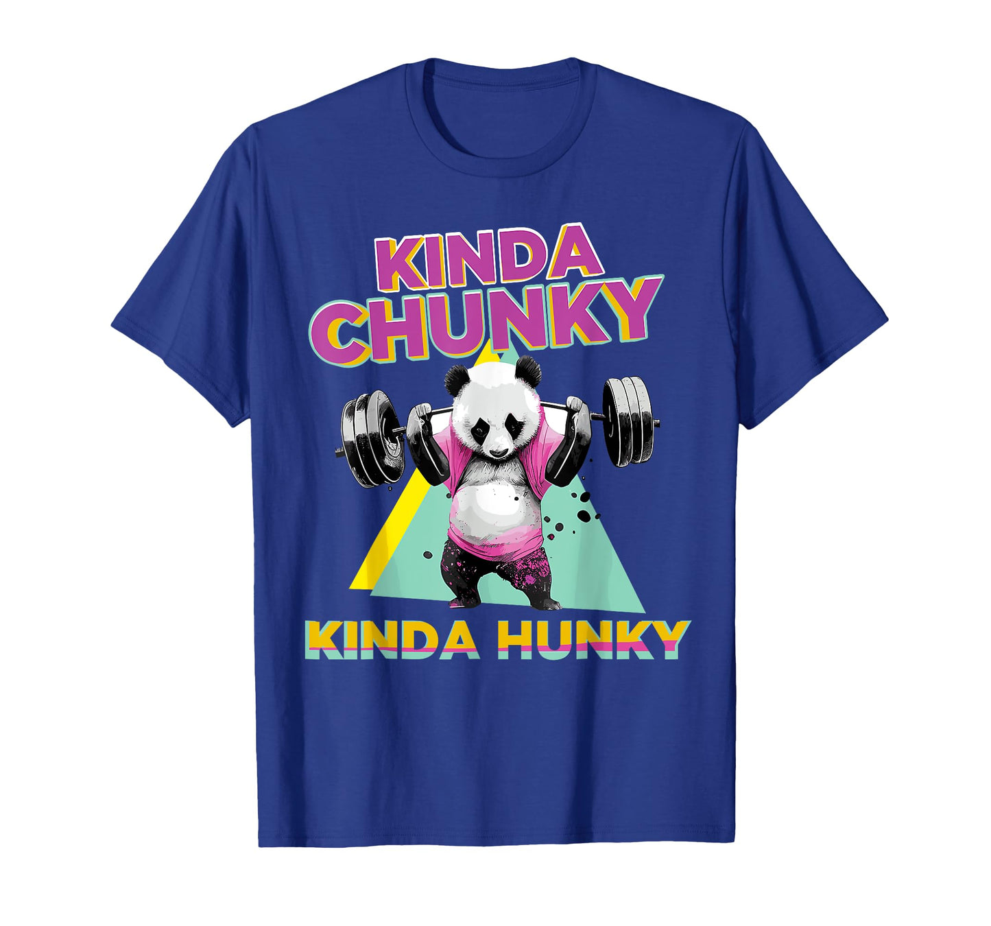 Kinda Chunky Kinda Hunky, Bodybuilding Gym T-Shirt, Small, Black