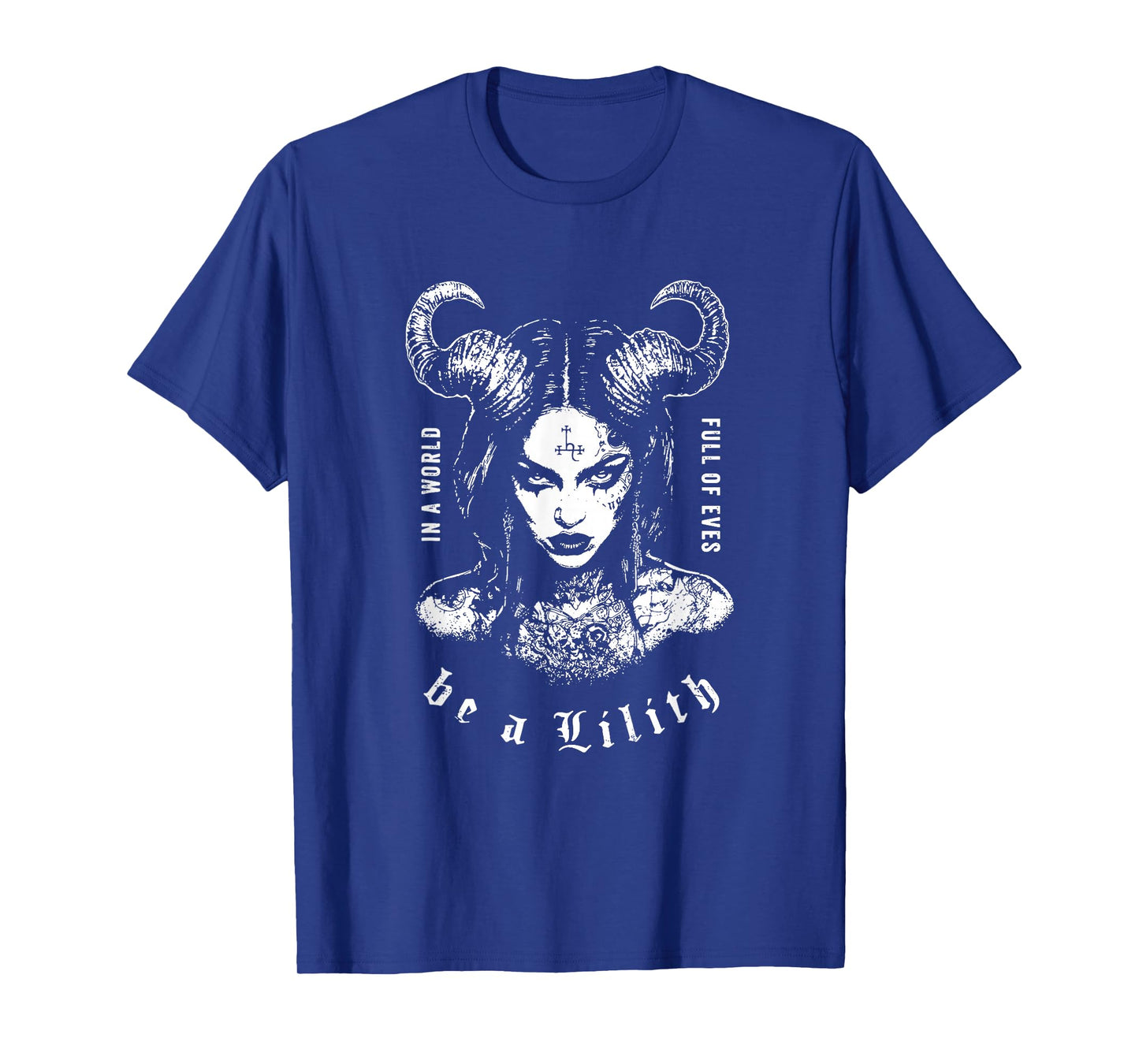 Lilith in A World of Eves Be A Lilith Gothic Celestial Snake T-Shirt