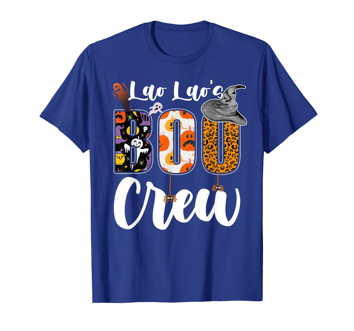 Lao Lao's Boo Crew Halloween Grandma Grandkids Matching T-Shirt