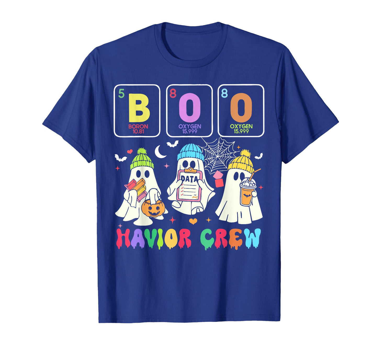 Chemistry Boo Havior Crew Behavior Analyst Halloween T-Shirt