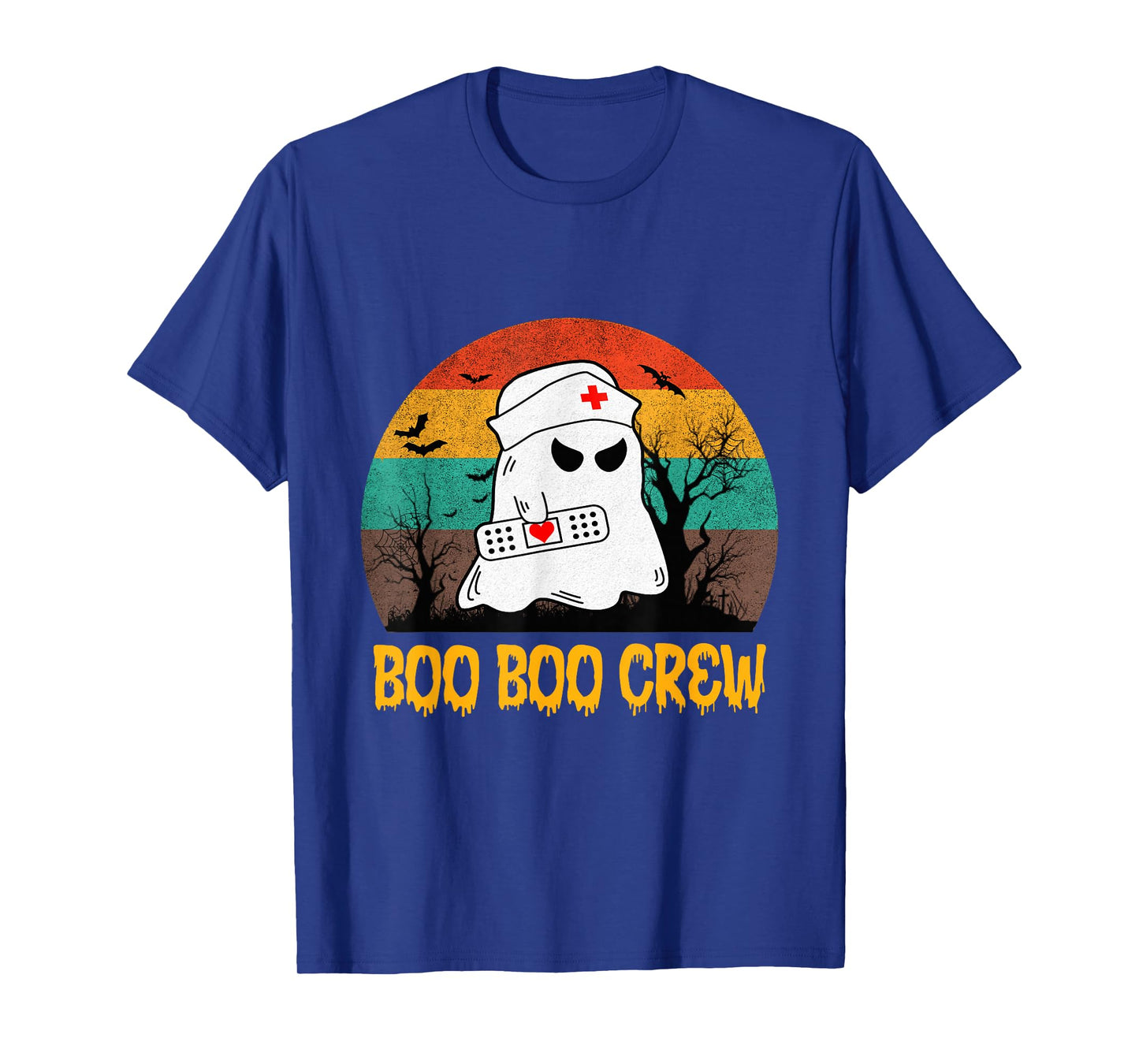 Boo Boo Crew Nurse Funny Halloween Nurse Shirts for Women T-Shirt