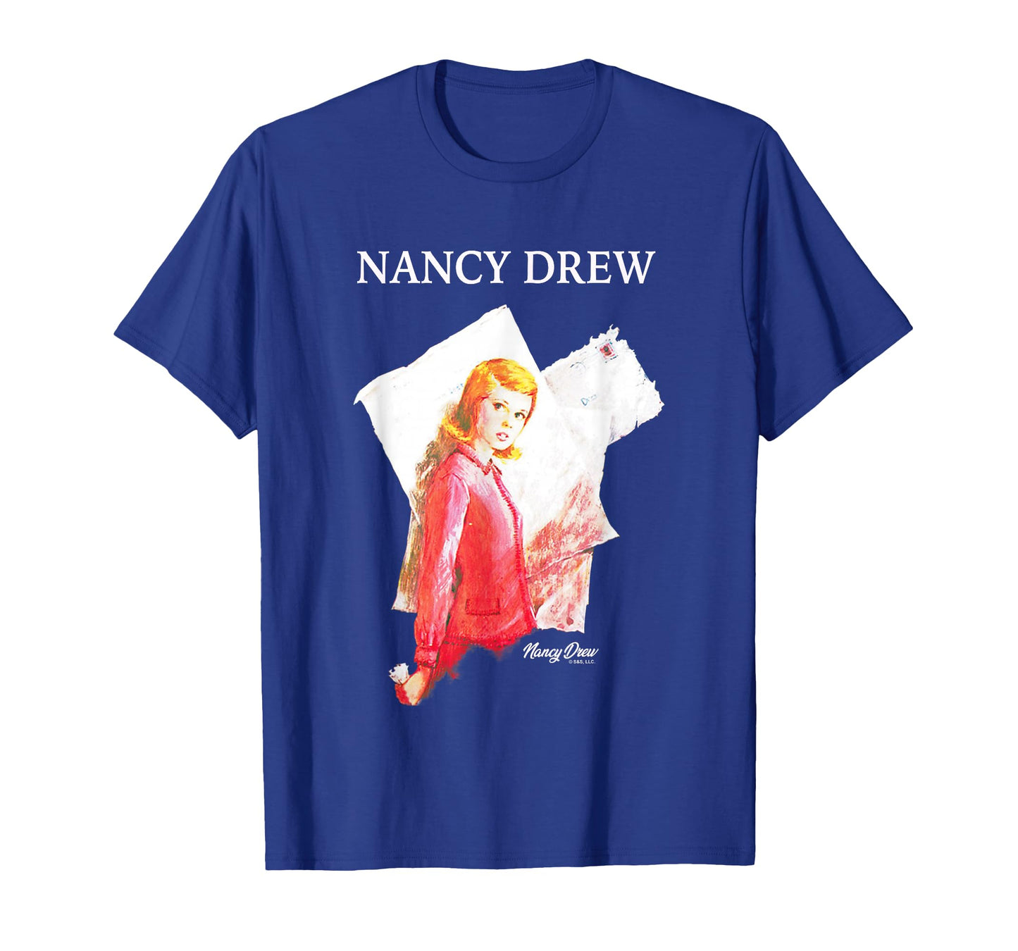 Nancy Drew Nancy's Mysterious Letter Vintage Chest Poster T-Shirt