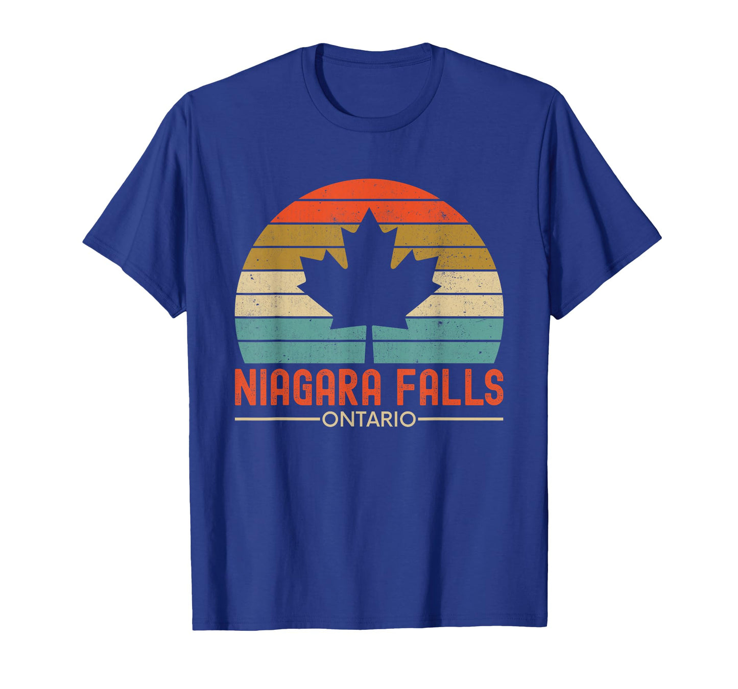 Niagara Falls Canada Ontario Vintage Retro Souvenirs Maple T-Shirt