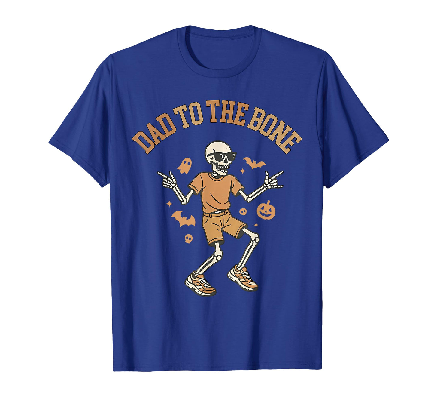 Funny Skeleton Dad to The Bone Halloween Costume Tee T-Shirt