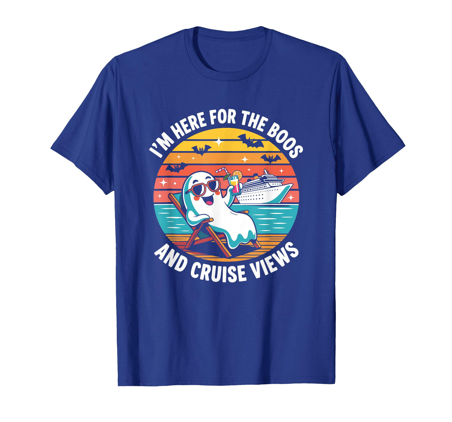Here for The Boos and Cruise Views Halloween Party T-Shirt
