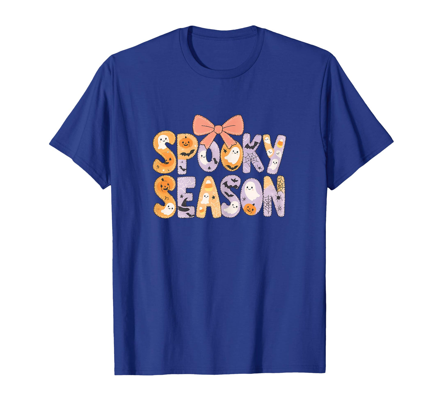 Spooky Season Retro Halloween Ghost Women Toddler Girl T-Shirt