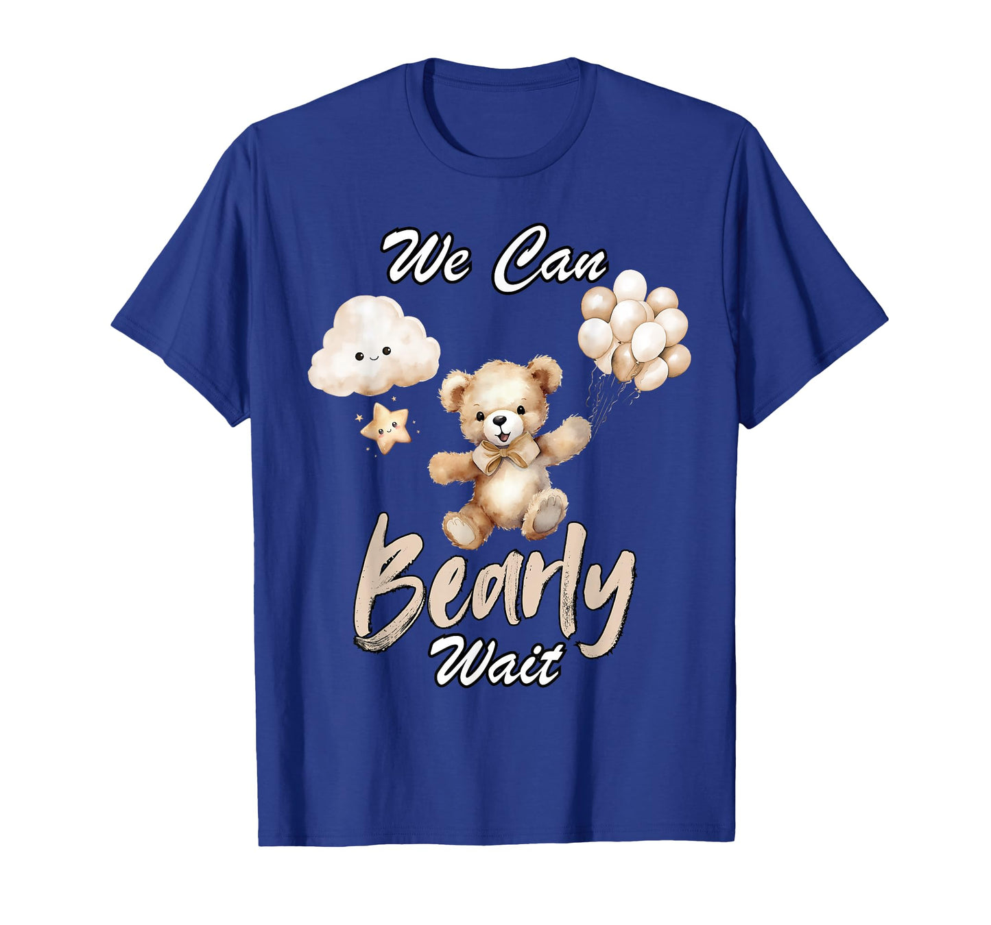 We Can Bearly Wait Gender Neutral Baby Shower Party T-Shirt