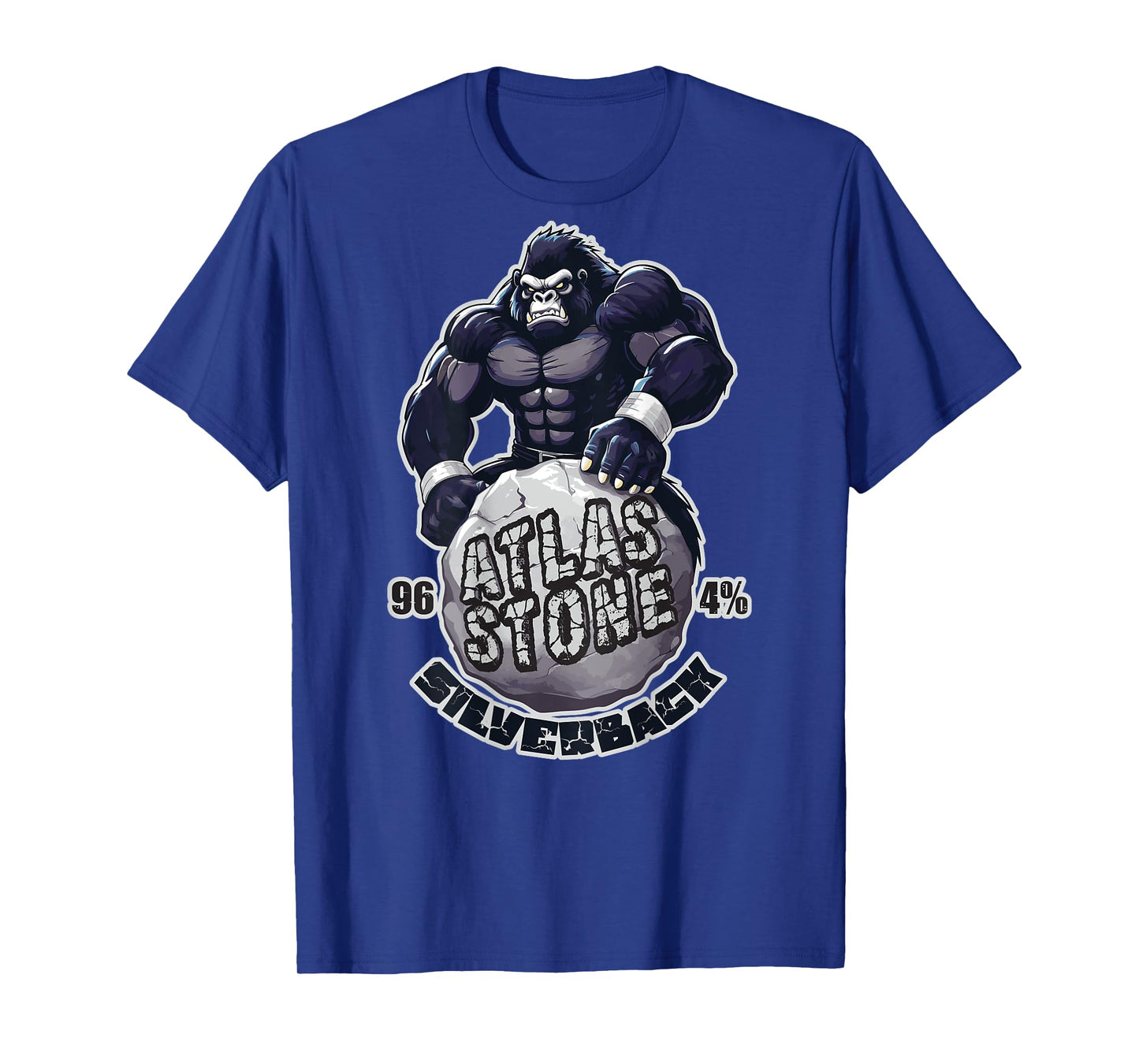 96.4% Silverback Gym, body building, Strongman, Atlas stone T-Shirt
