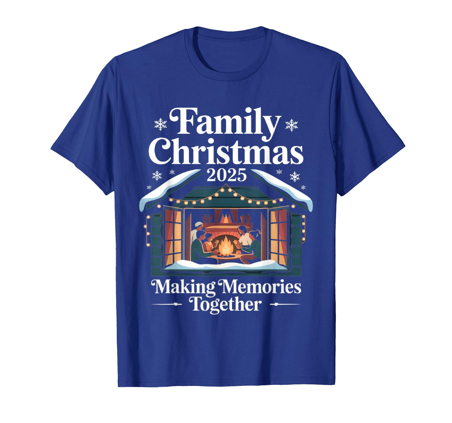Family Christmas 2025 Matching Squad Santa Elf Funny Xmas T-Shirt