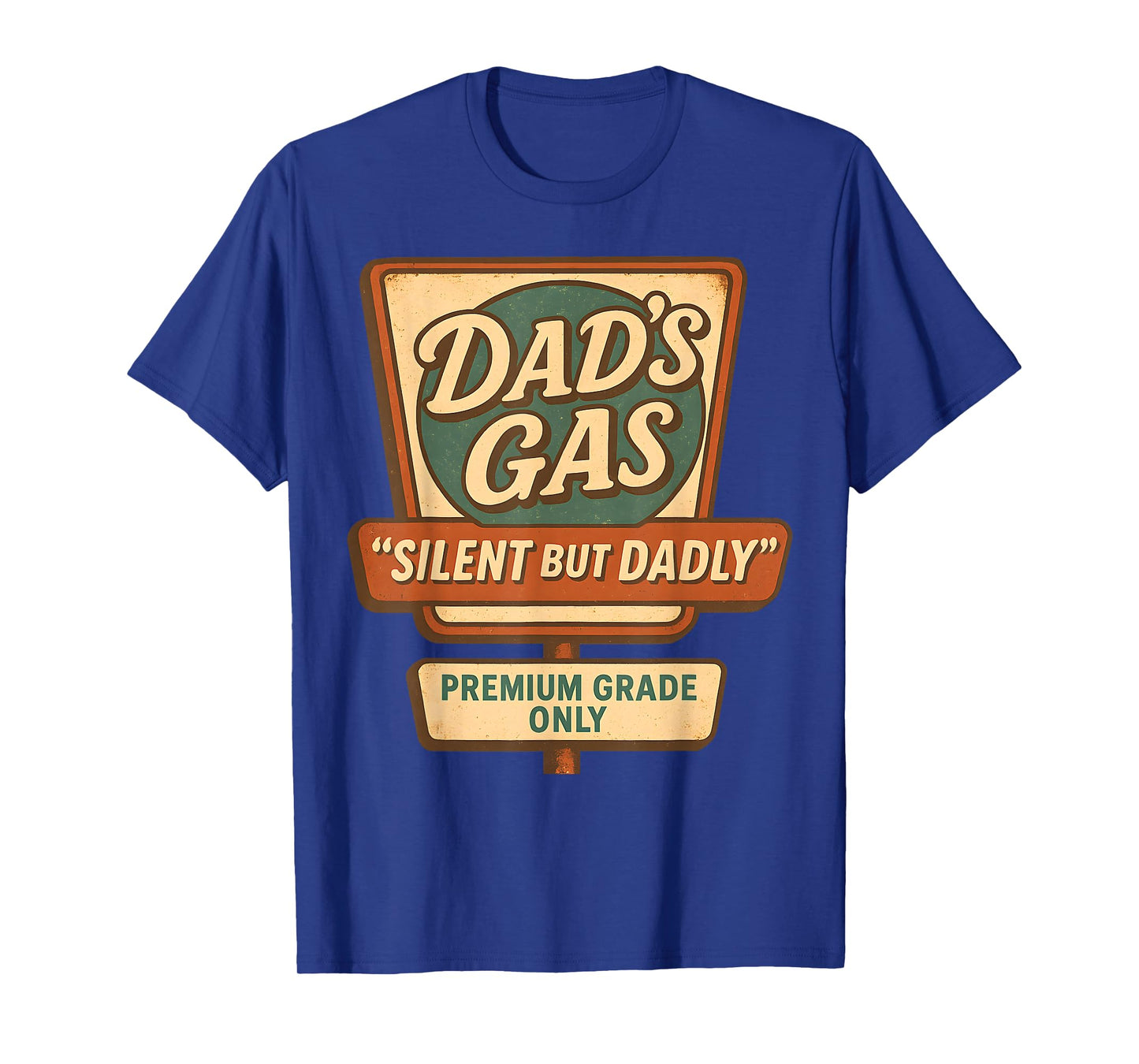 Silent But Dadly Funny Father's Day Fart Dad Farting Vintage T-Shirt