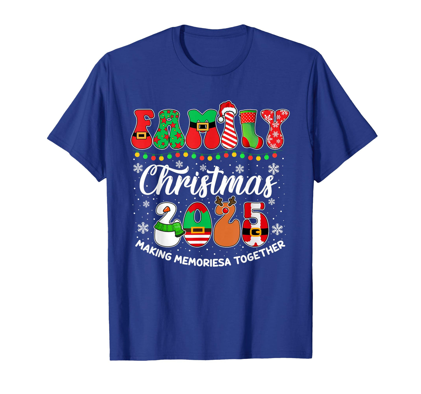 Family Christmas 2025 Matching Outfit Xmas Men Women Kids T-Shirt