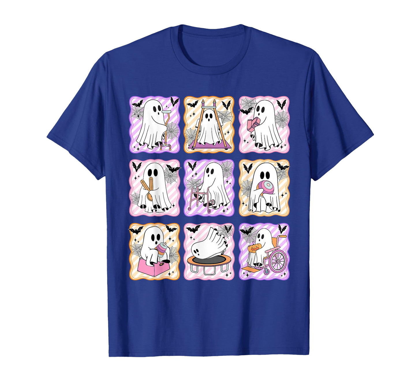 Occupational Therapy Halloween OT Retro Ghost Women Men Kids T-Shirt