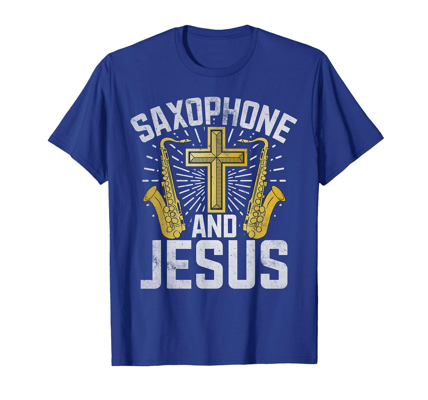 Saxophone and Jesus Saxophone T-Shirt