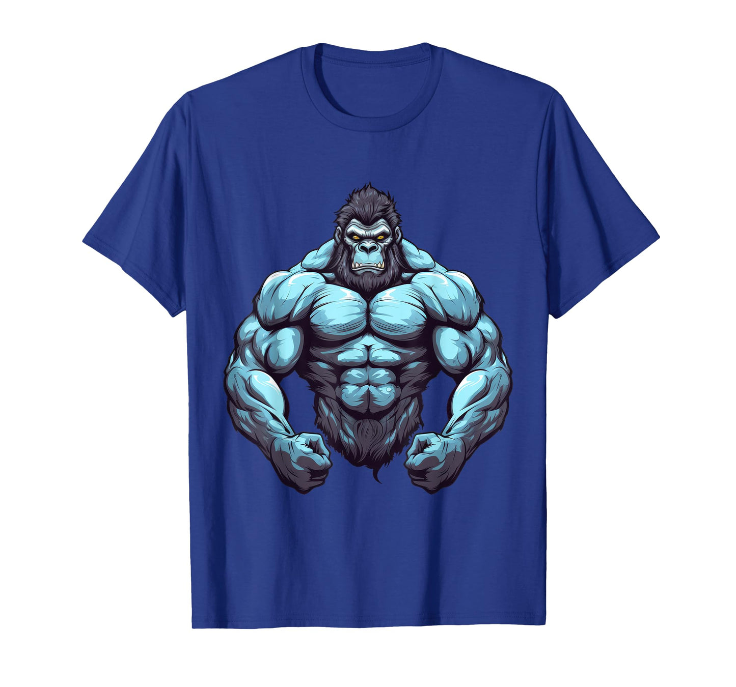 Gorilla Bodybuilder Muscular Body Gym Fitness Weightlifting T-Shirt