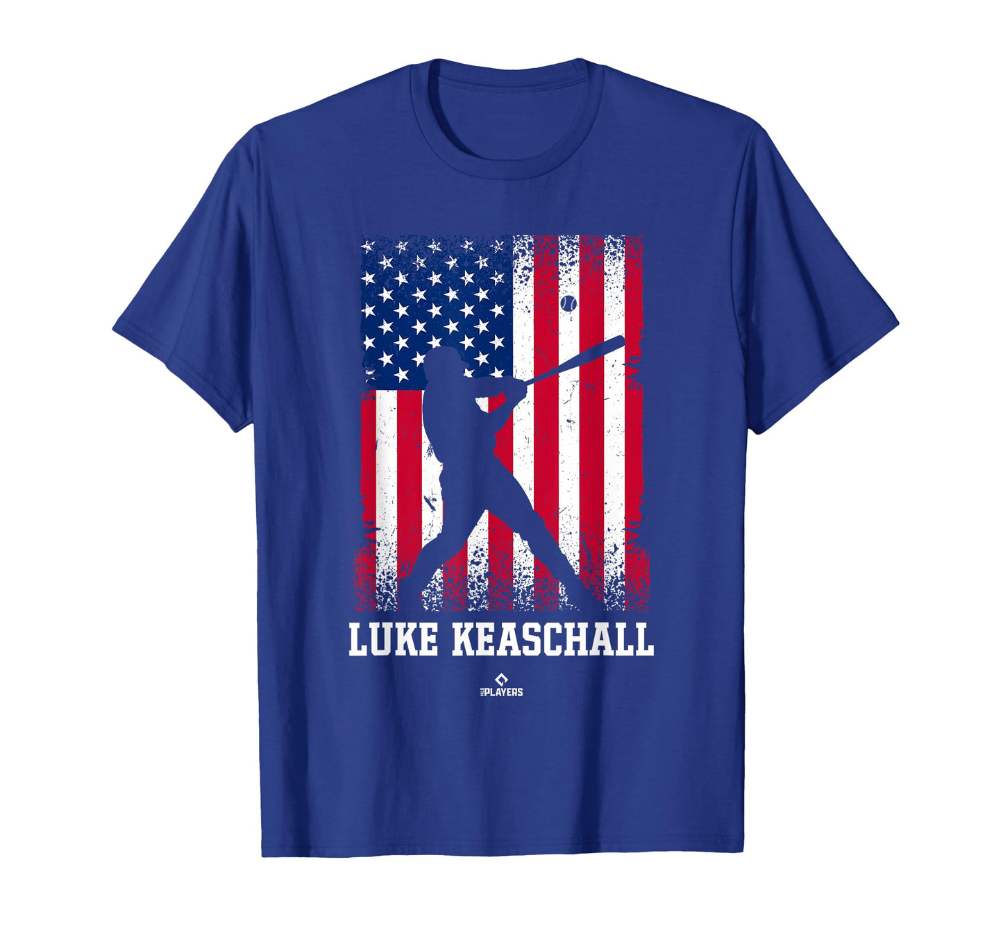 American Flag Swing Luke Keaschall Prospect Baseball Fan T-Shirt