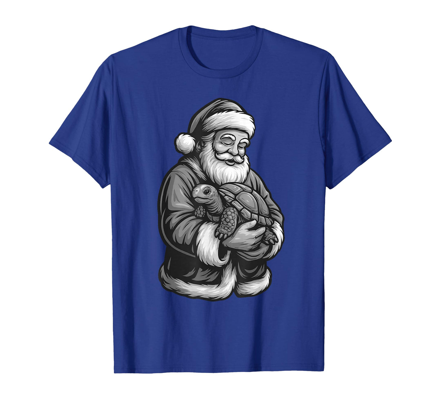 Tortoise Santa Claus Christmas Reptile Lover T-Shirt