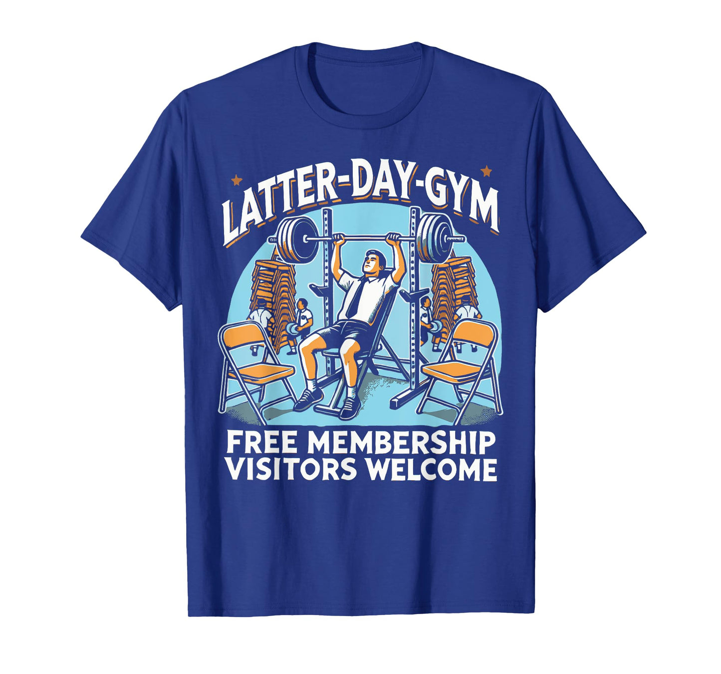 Latter-Day Gym Missionary LDS Church Funny Mormon T-Shirt