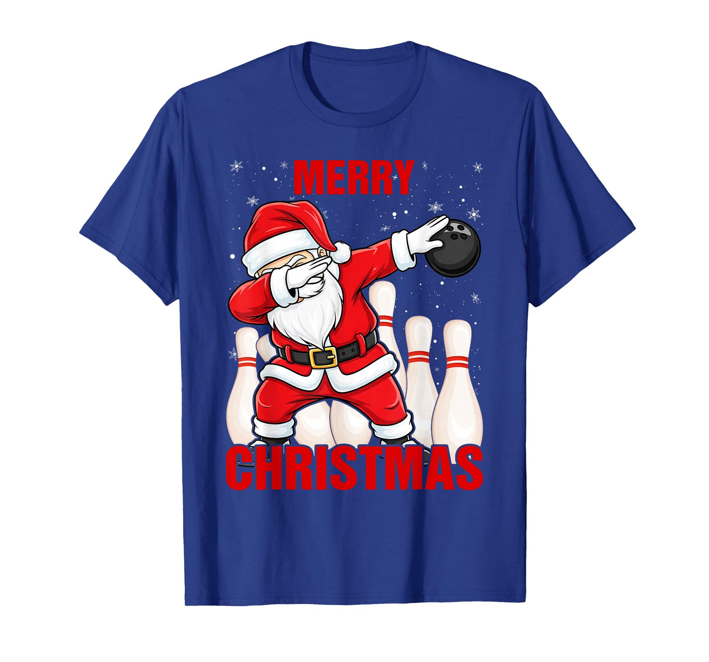 Bowling Santa Claus Christmas T-Shirt