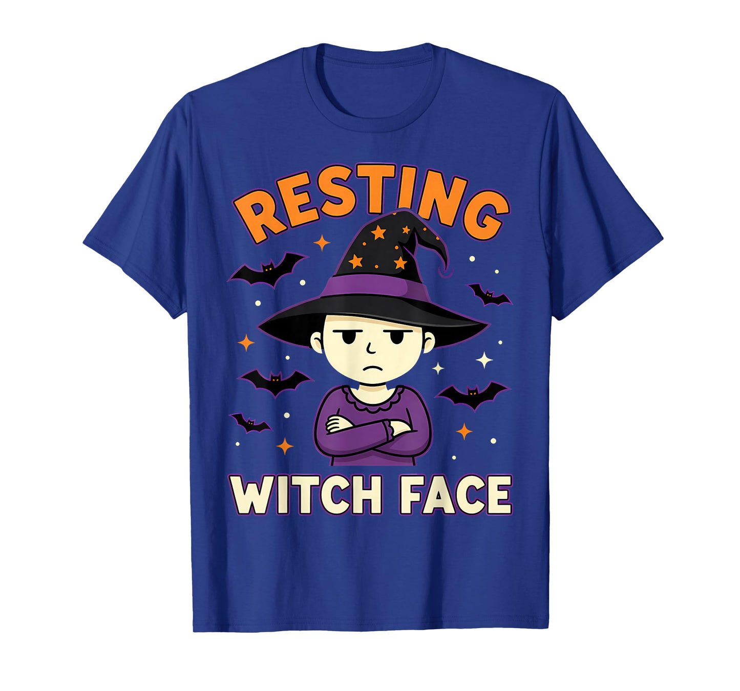 Resting Witch Face Funny Halloween Witch Spooky T-Shirt