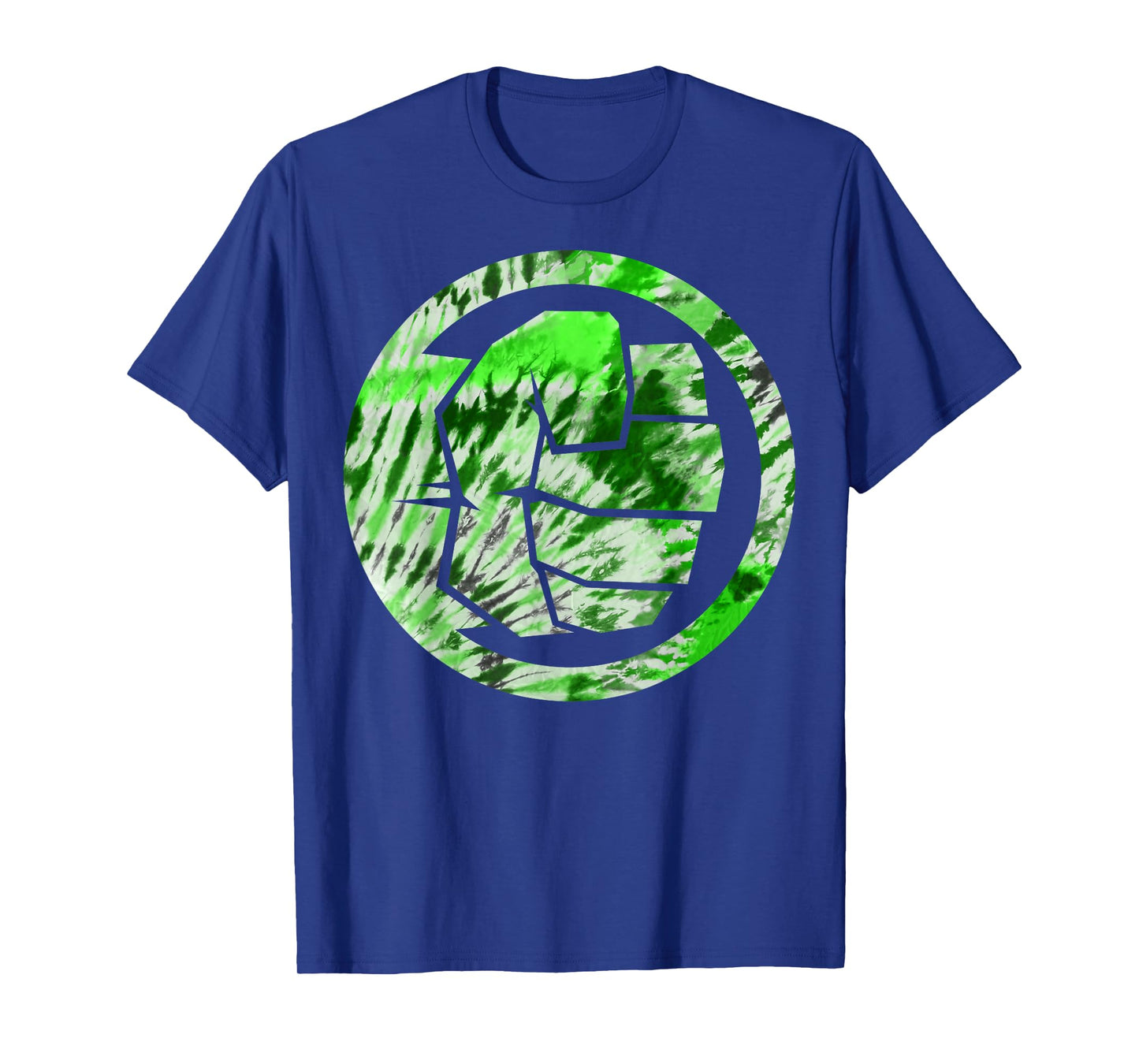Marvel The Hulk Tie Dye Fist Symbol Graphic T-Shirt T-Shirt