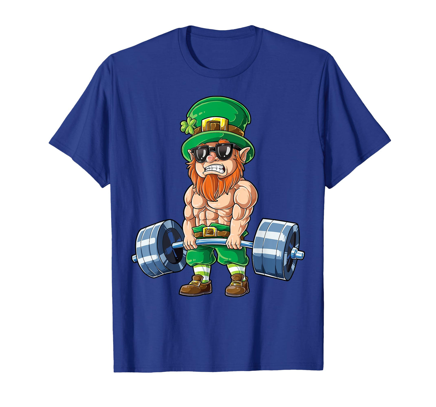 Leprechaun St Patrick's Day Weightlifting Deadlift Fitness T-Shirt
