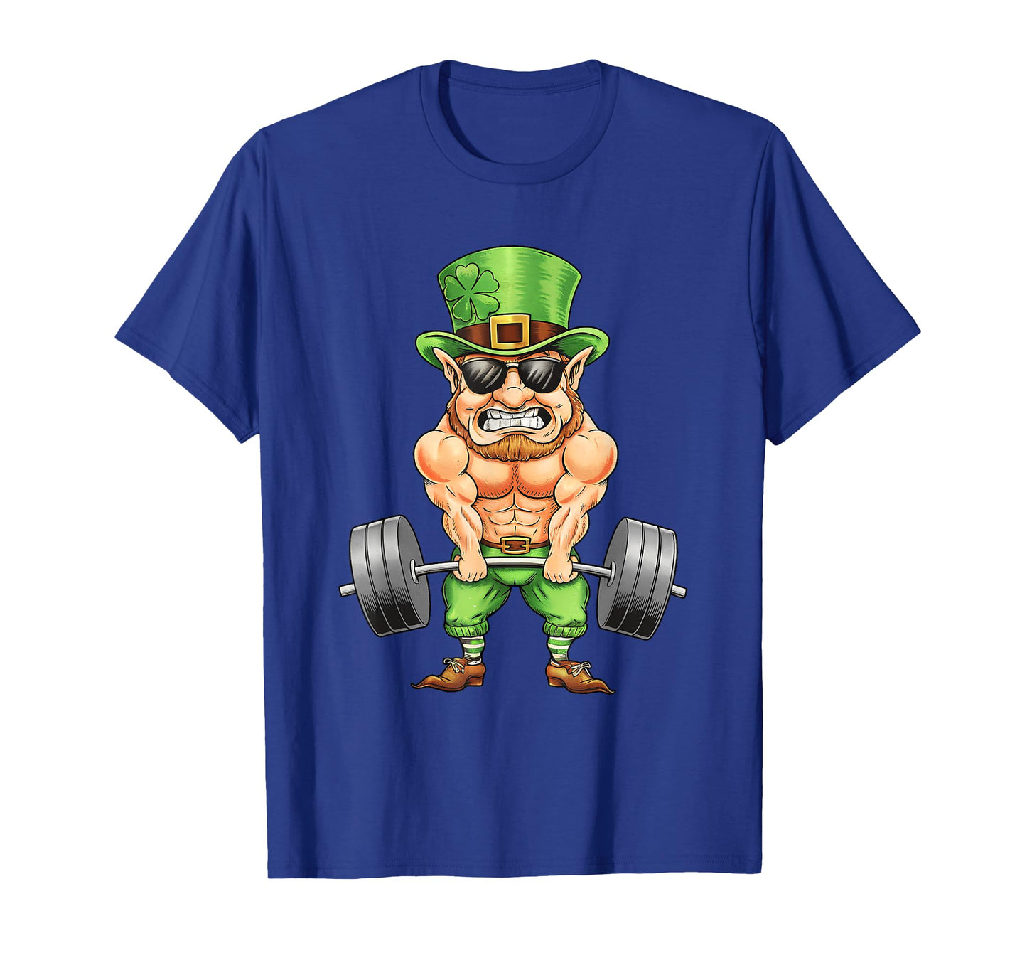 Workout Weightlifting St Patricks Day Saint Paddys Gym Mens T-Shirt