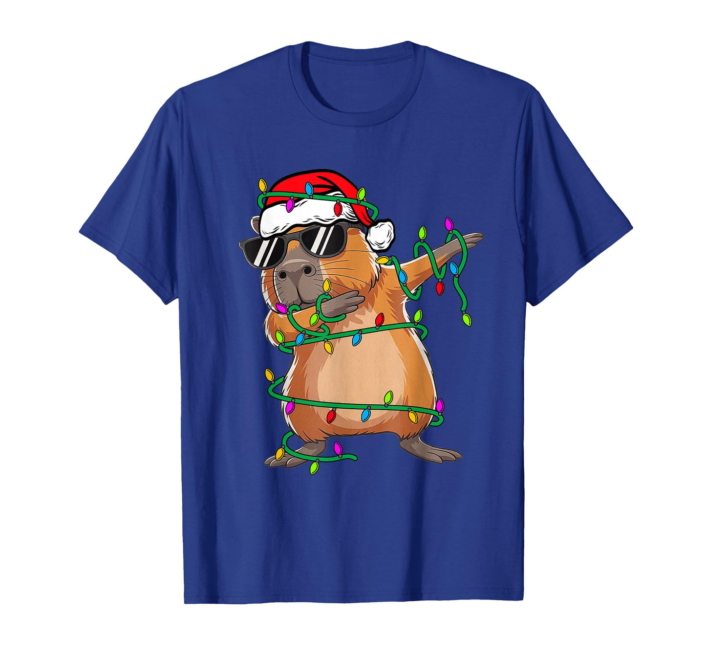 Cute Dabbing Capybara Animal Boys Men Toddler Kids Christmas T-Shirt