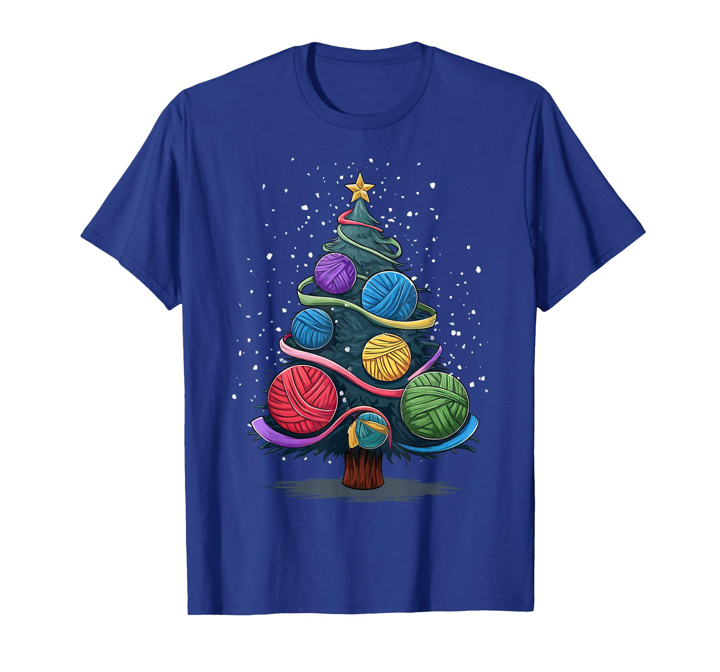 Yarn Christmas Tree T-Shirt