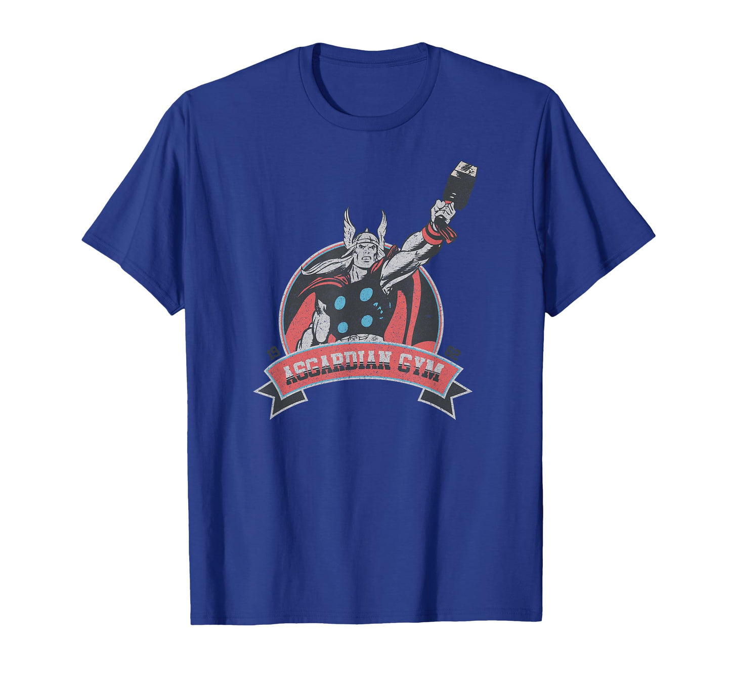 Marvel Thor Retro Comic Asgardian GYM Membership Badge T-Shirt