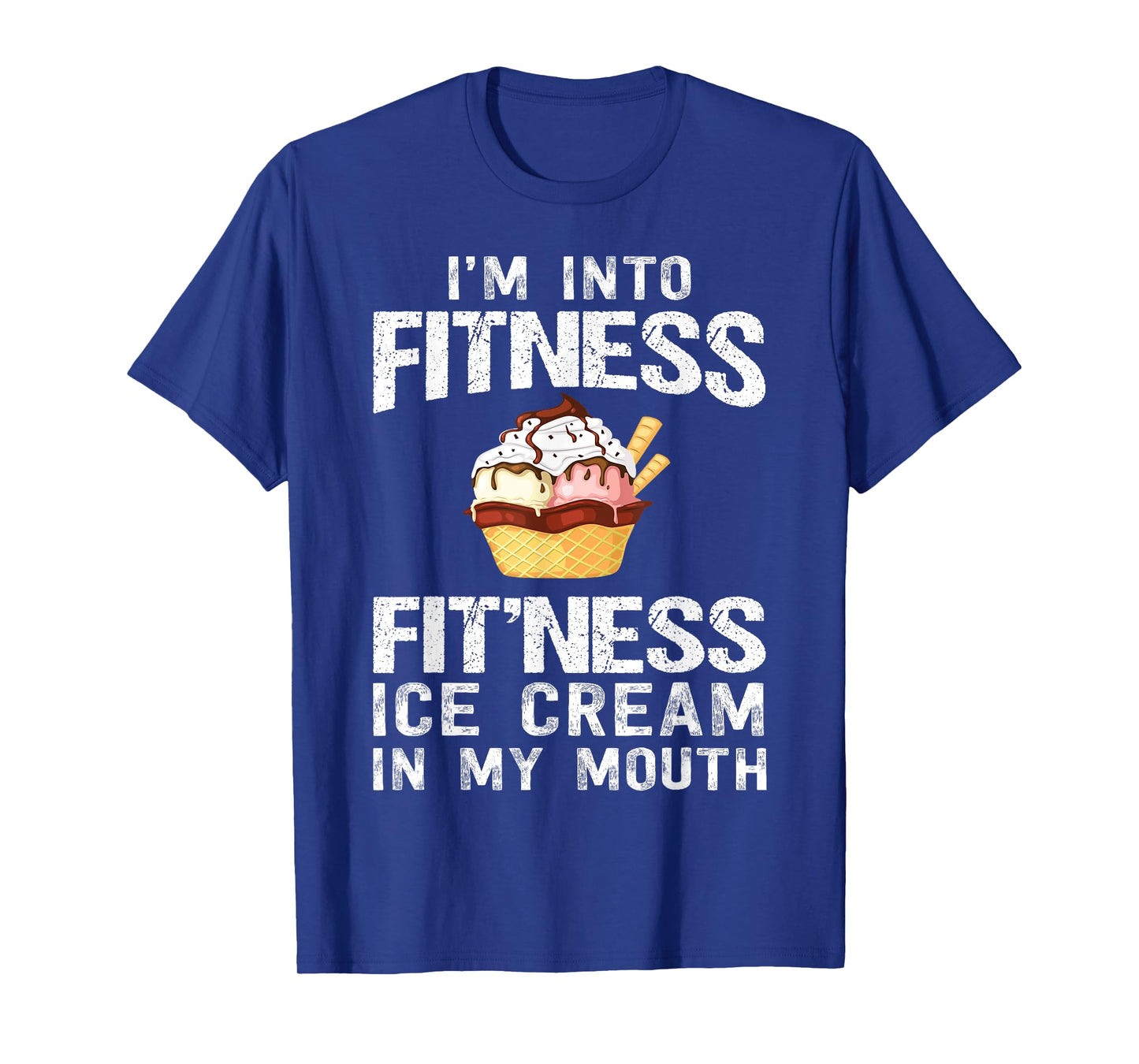 Ice Cream Lover Funny Fitness Bodybuilding Workout Gym T-Shirt for Men Women