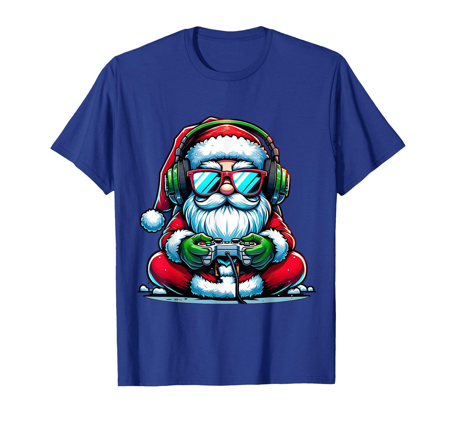 Christmas Gamer Boys Video Game Santa Xmas T-Shirt