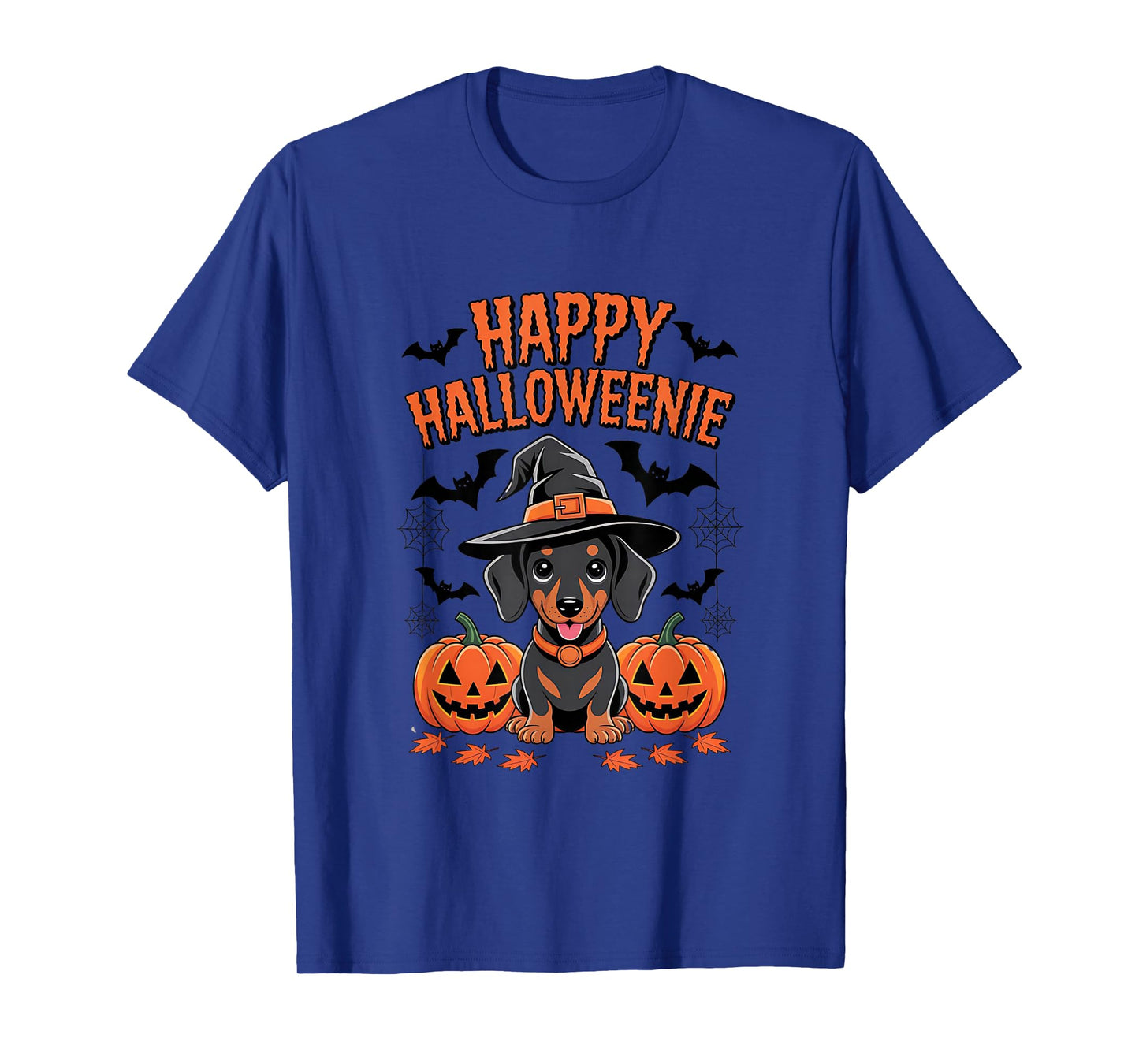 Happy Halloweenie Dachshund Witch T-Shirt