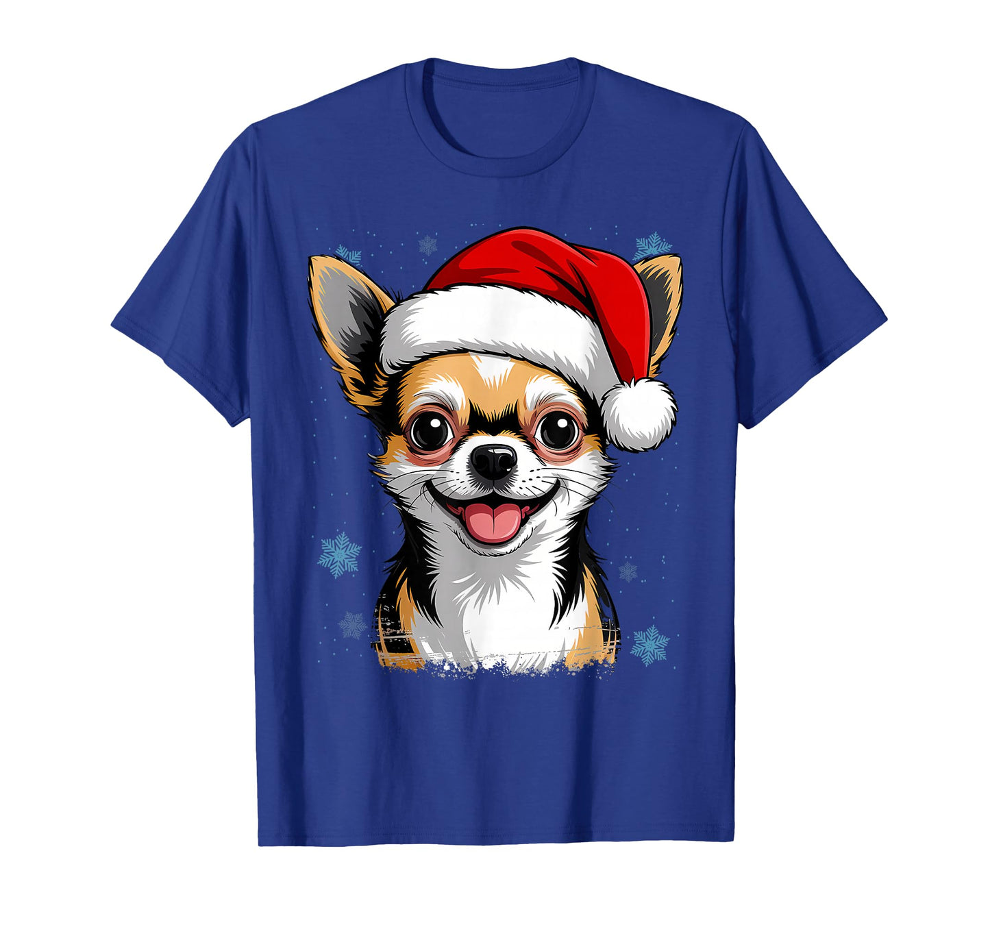 Santa Hat Chihuahua Chiwawa Christmas Xmas Dog Lover T-Shirt