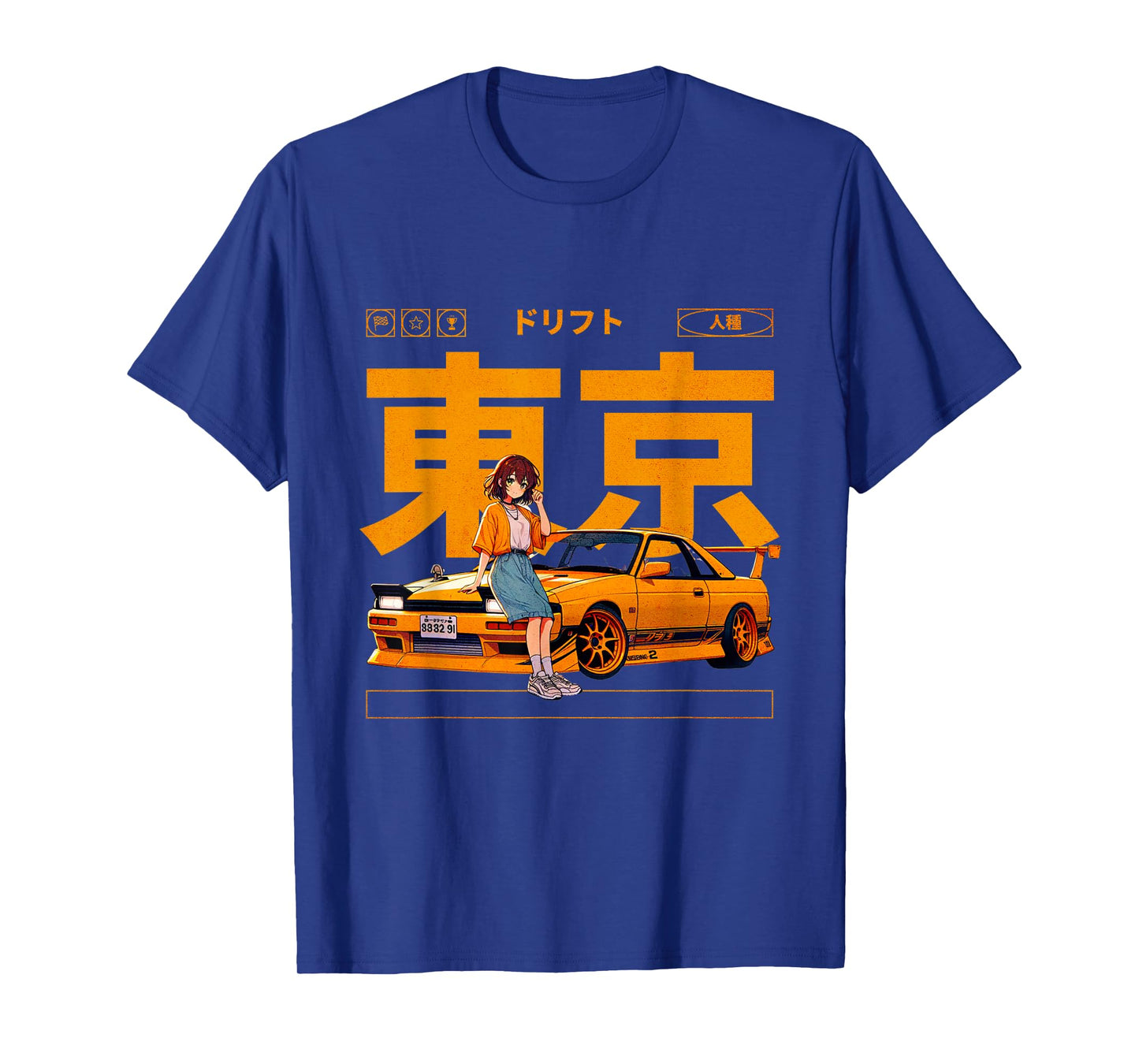 JDM Tokyo Japan Drift Race Car Tuning Retro Vintage Graphic T-Shirt