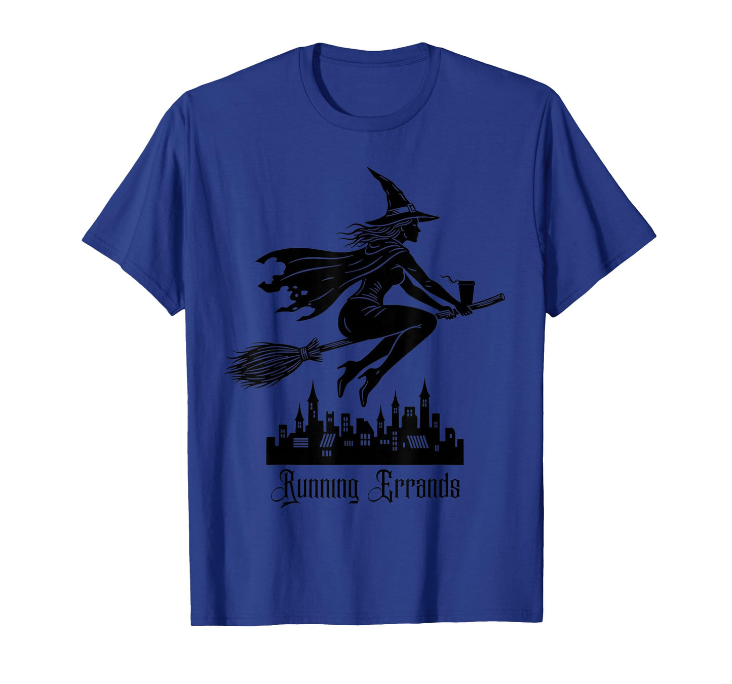 Halloween Witch Running Errands T-Shirt