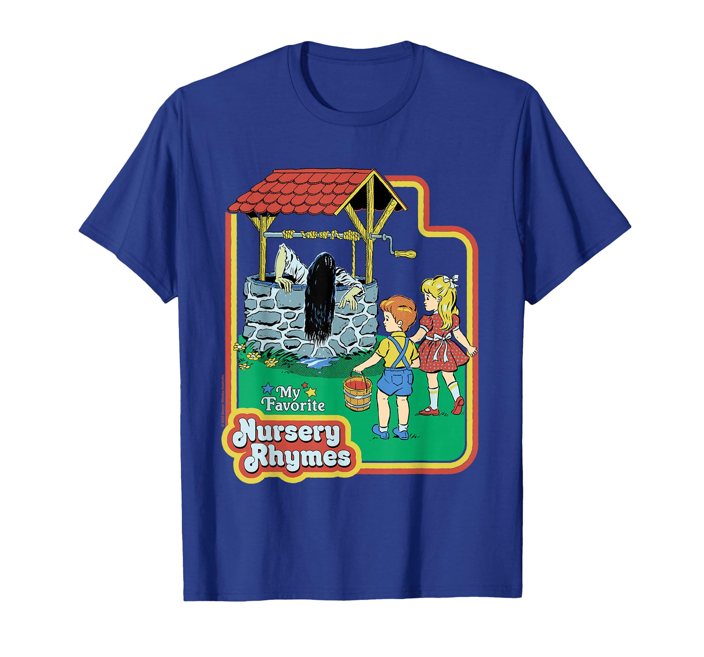 Nursery Rhymes Sarcastic Retro Vintage Funny Adult Humor T-Shirt