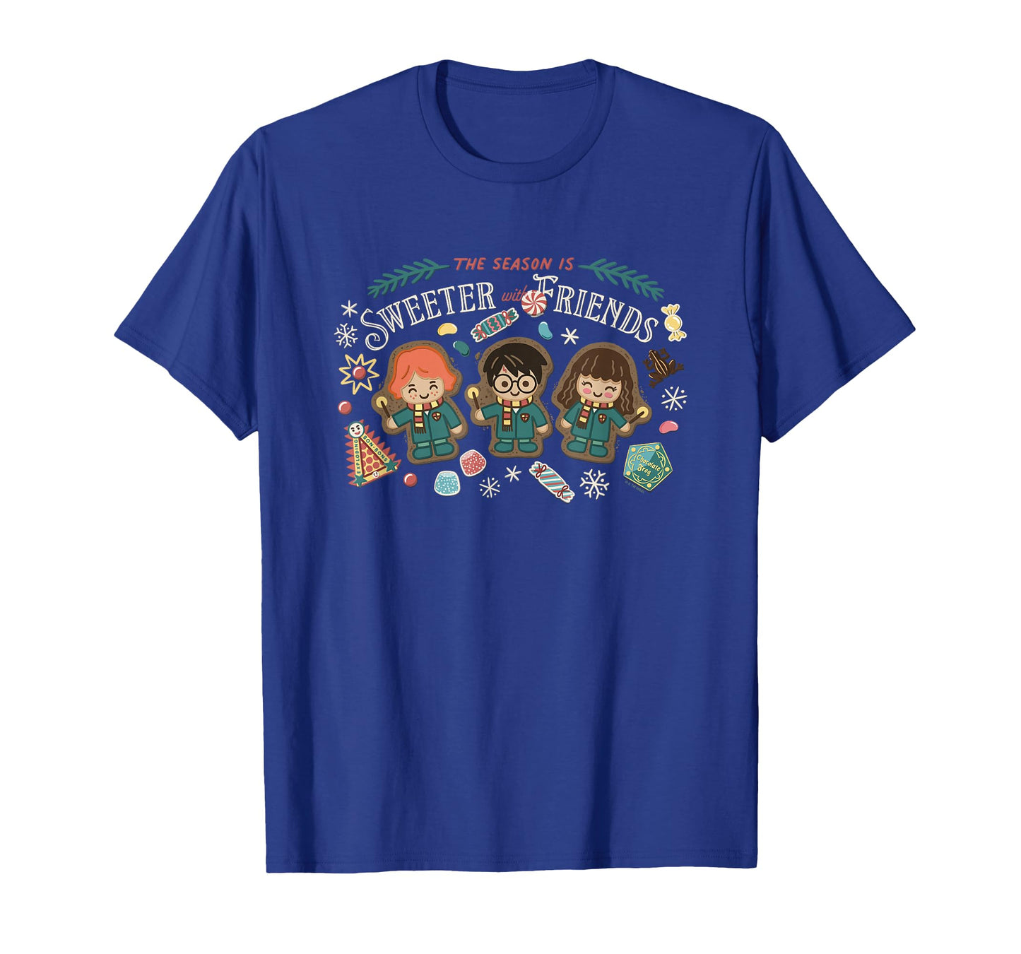 Harry Potter Christmas The Season is Sweeter with Friends T-Shirt