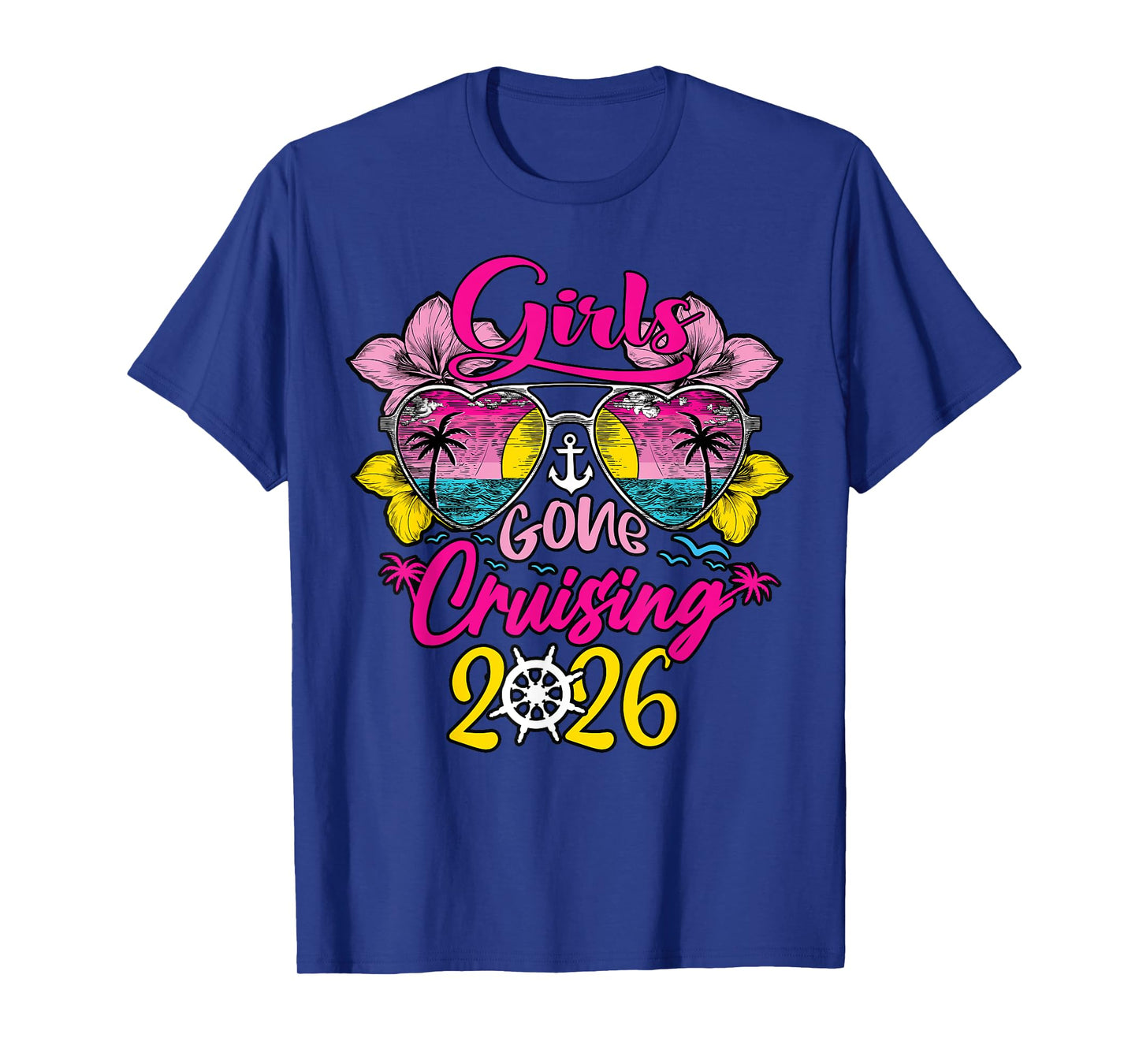 Cruise Girls Gone Cruising 2026 Vacation Trip Funny Besties T-Shirt