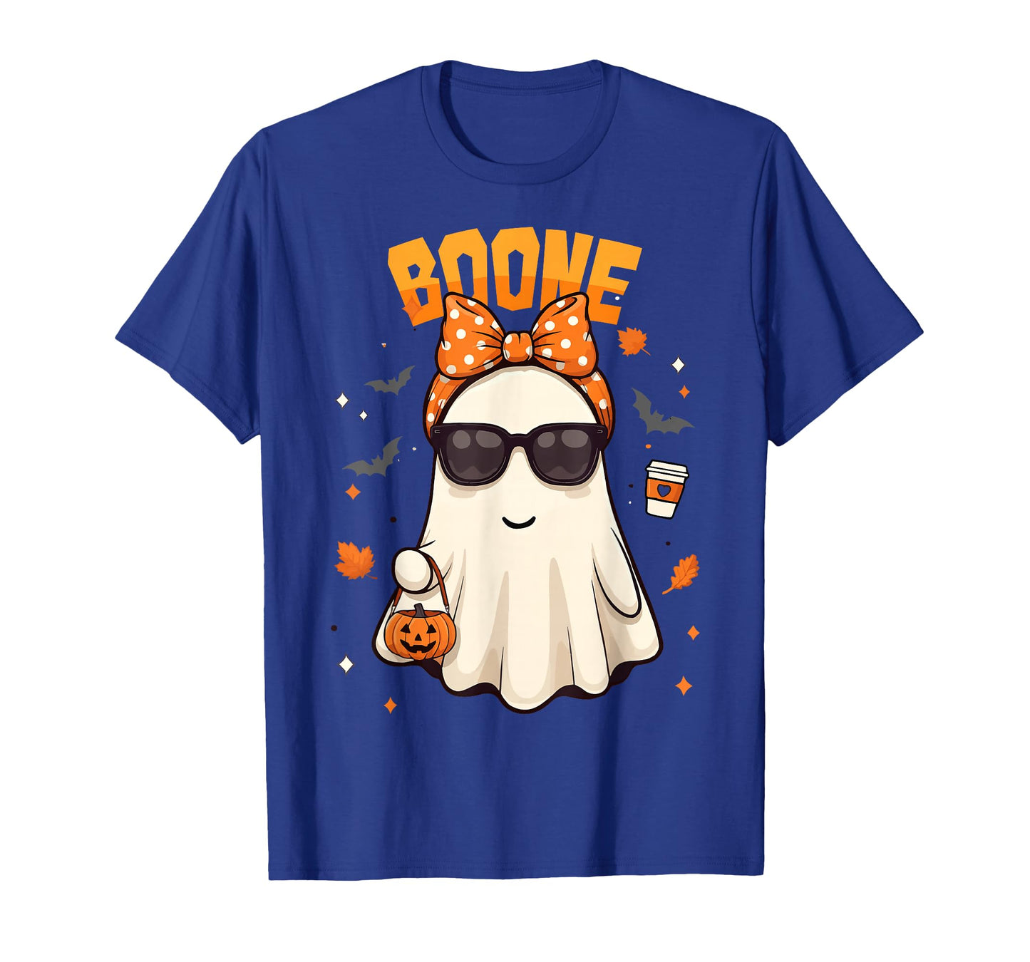 Retro Boo Boone Girls First Name Funny Halloween Ghost 2025 T-Shirt
