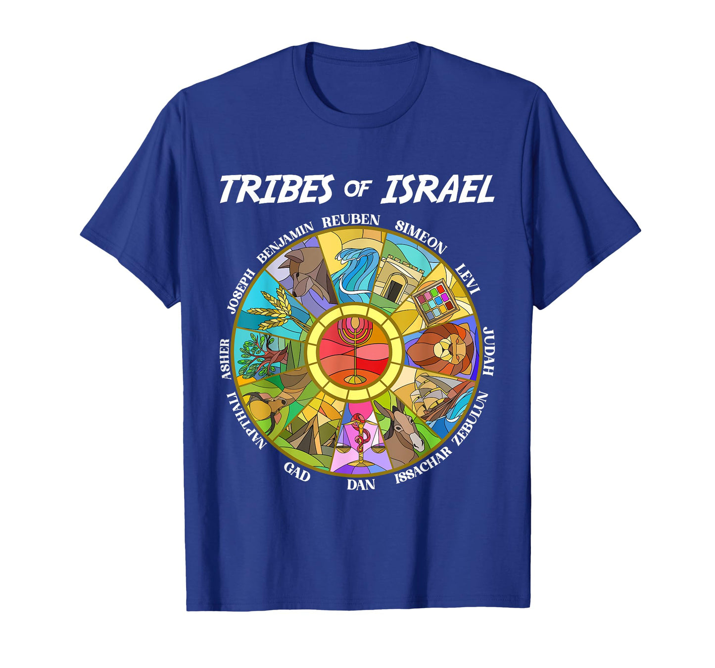 Tribes Of Israel Nation Hebrew Twelve Sons Jewish Judah T-Shirt